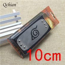 Load image into Gallery viewer, Black Leaf Village Headband for Naruto Cosplay Costume Kakashi Itachi akatsuki madara headband Cartoon Accessories Toy Gifts