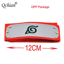 Load image into Gallery viewer, Black Leaf Village Headband for Naruto Cosplay Costume Kakashi Itachi akatsuki madara headband Cartoon Accessories Toy Gifts