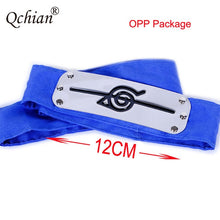 Load image into Gallery viewer, Black Leaf Village Headband for Naruto Cosplay Costume Kakashi Itachi akatsuki madara headband Cartoon Accessories Toy Gifts