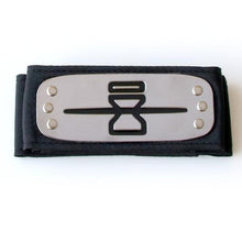 Load image into Gallery viewer, Anime Naruto Kakashi Sasuke Hidden Leaf Village Headband Konoha Cosplay Armband Headwear
